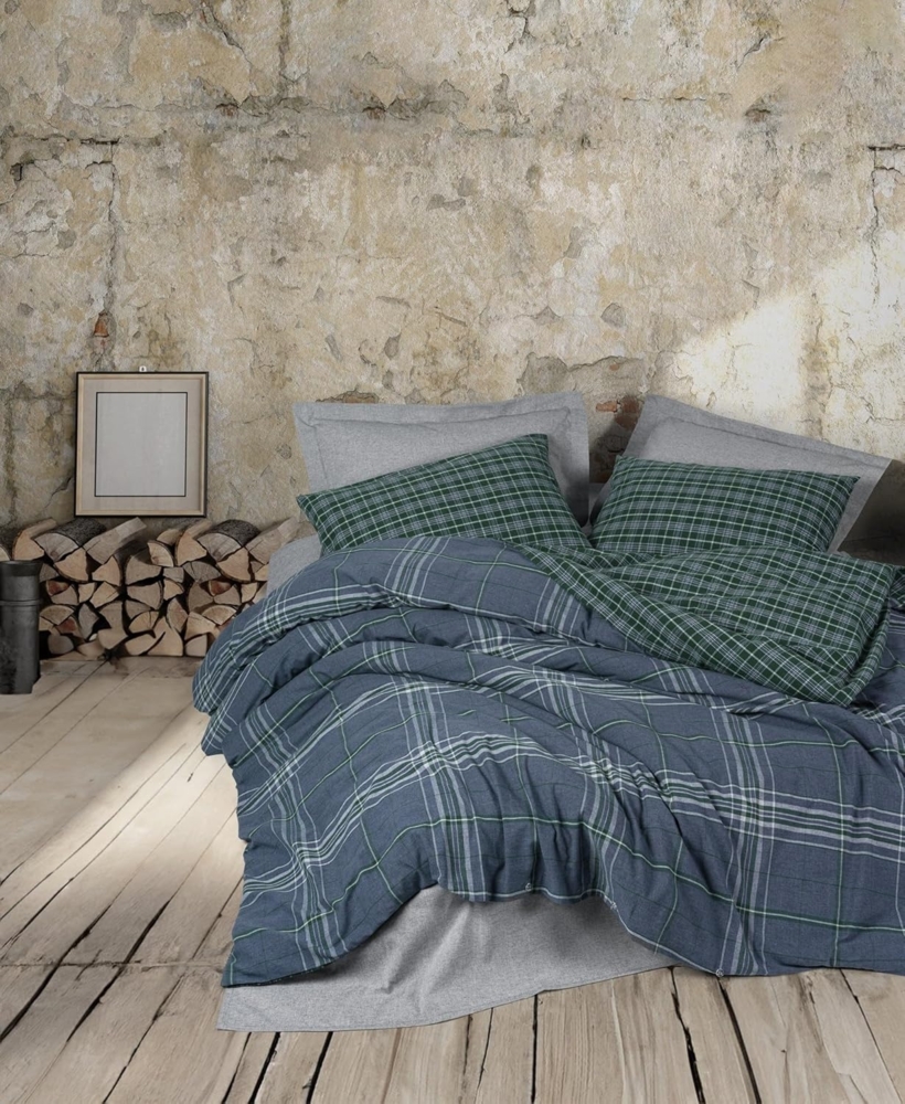 Einzel-XXL-Bettbezug-Set (DE), 'Isola', Blau Bild 1