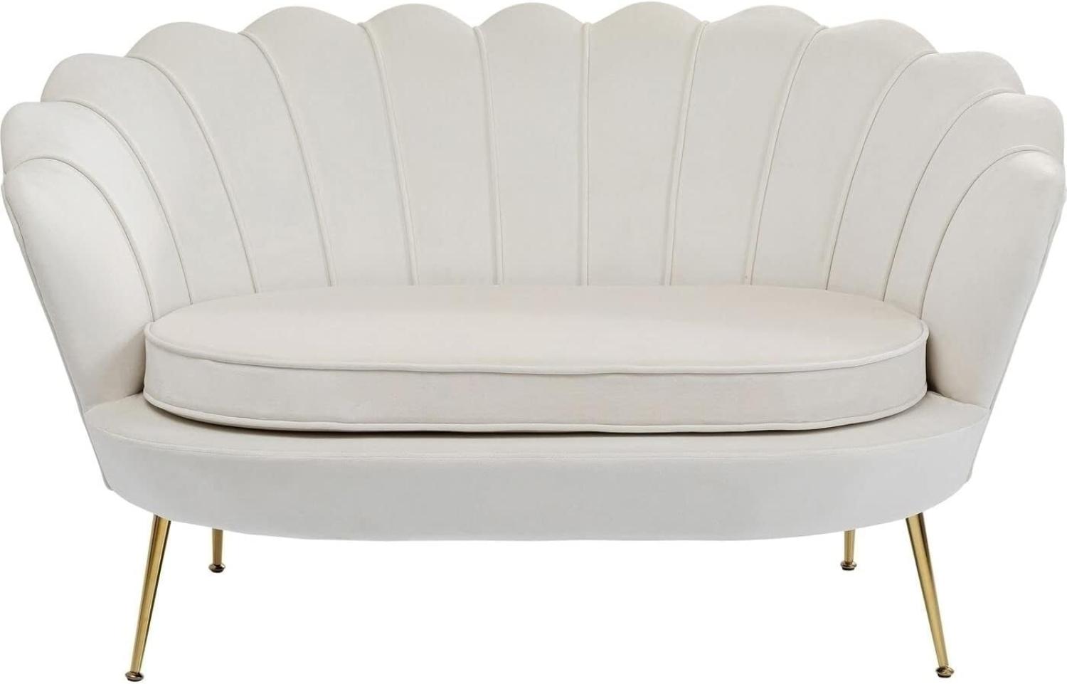 Kare Water Lily Sofa, Edelstahl, Beige, 76 x 132 x 78 cm Bild 1