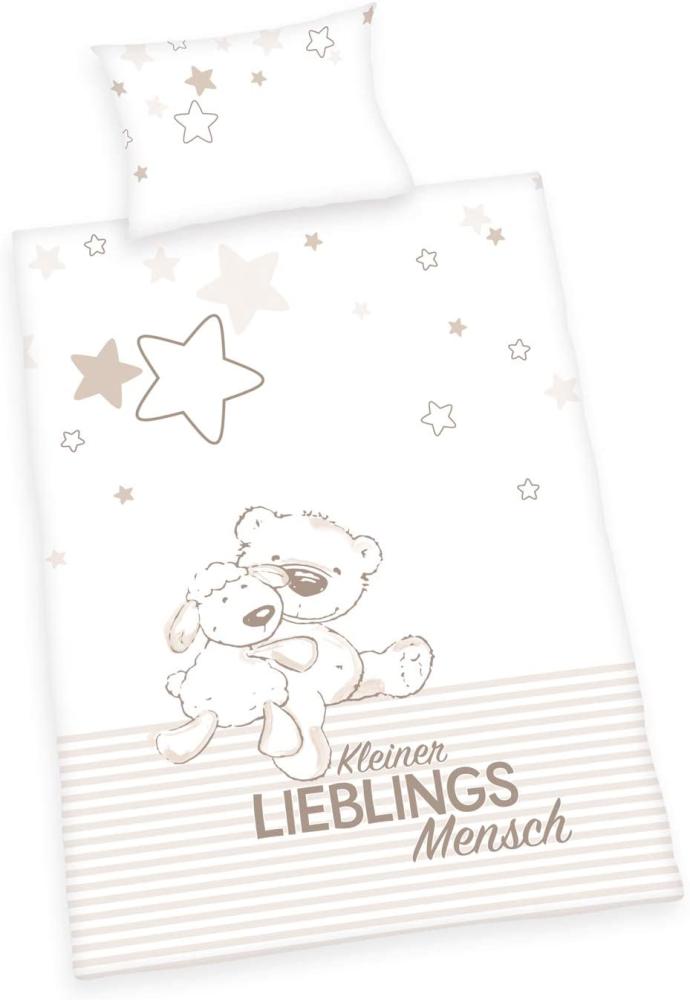 Herding Baby Best Bettwäsche-Set, Cotton, weiß, 40 x 60 cm, 100 x 135 cm Bild 1