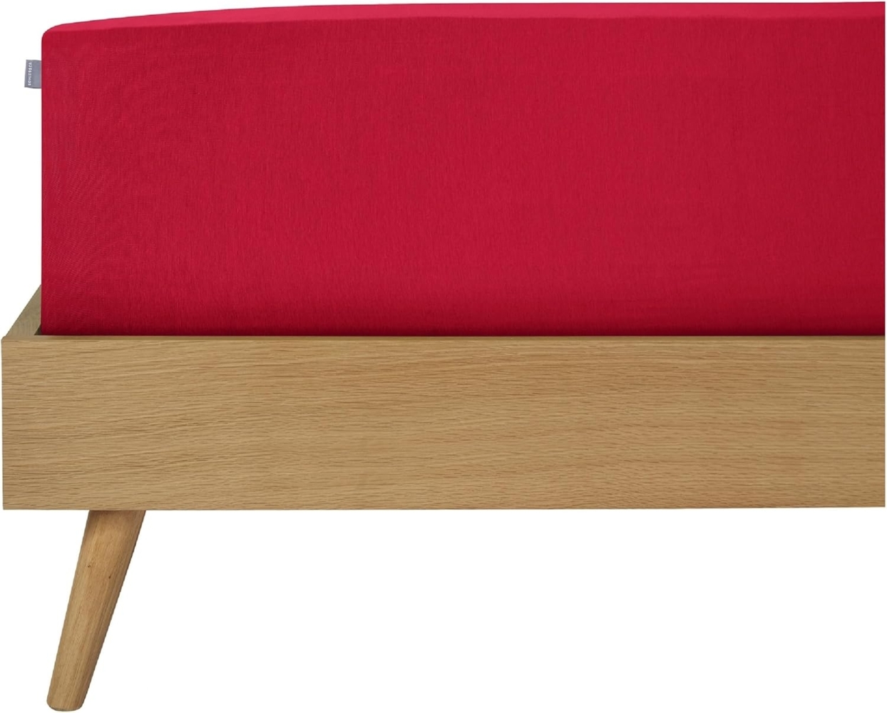 Schiesser Spannbettlaken Jessi - Edeljersey - 150 x 200 cm - Rot Bild 1