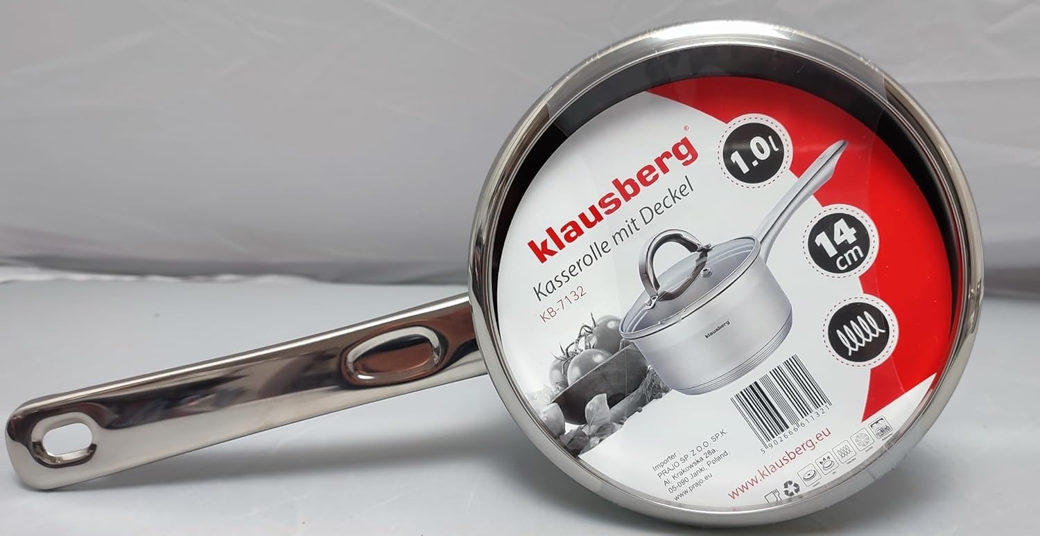 Klausberg Klausberg Topf mit Deckel 14cm 1l 8432 Bild 1