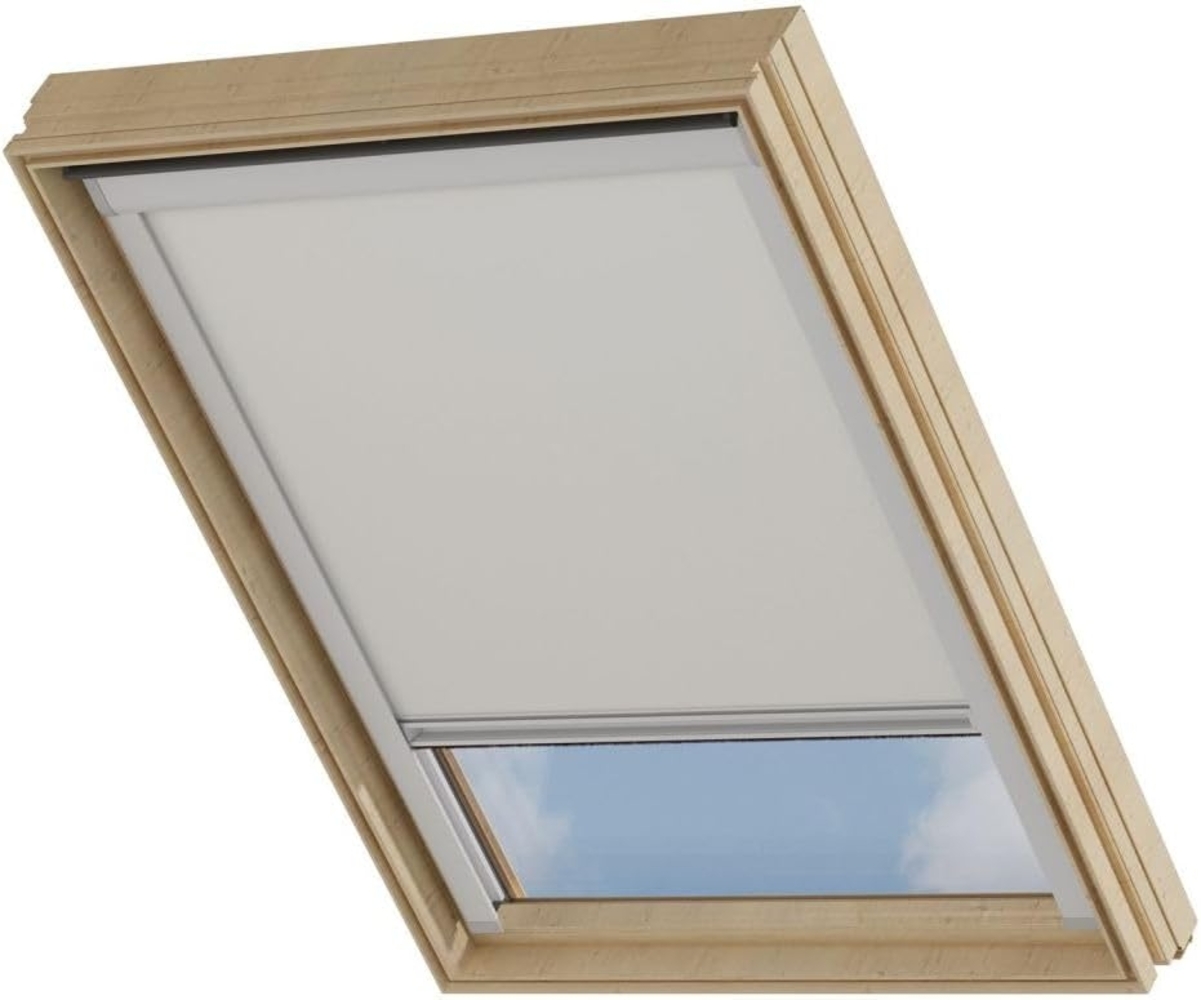 Dachfensterrollo PK08 Velux Passend, Verdunkelnd, Beige, Cocoon Home, verschraubt Bild 1