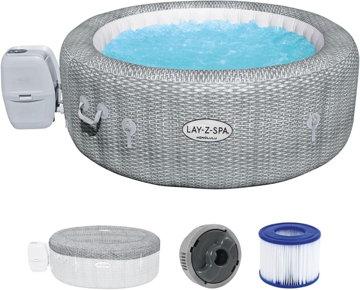 Bestway LAY-Z-SPA Whirlpool Honolulu AirJet Ø 196 x 71 cm, rund Bild 1