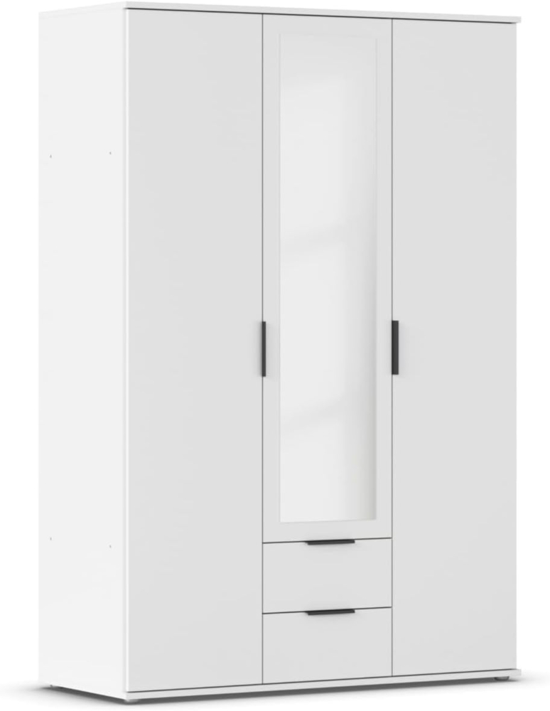 rauch Drehtürenschrank Kleiderschrank Schrank Garderobe Wäscheschrank ESSEA in 2 Breiten mit Spiegel und 2 Schubladen, moderne Griffe MADE IN GERMANY Bild 1