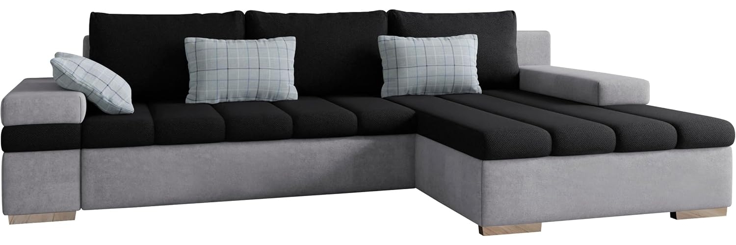 Ecksofa Bangkok (Zetta 302 + Muna 14 + Senegal 818, Seite: Rechts) Bild 1