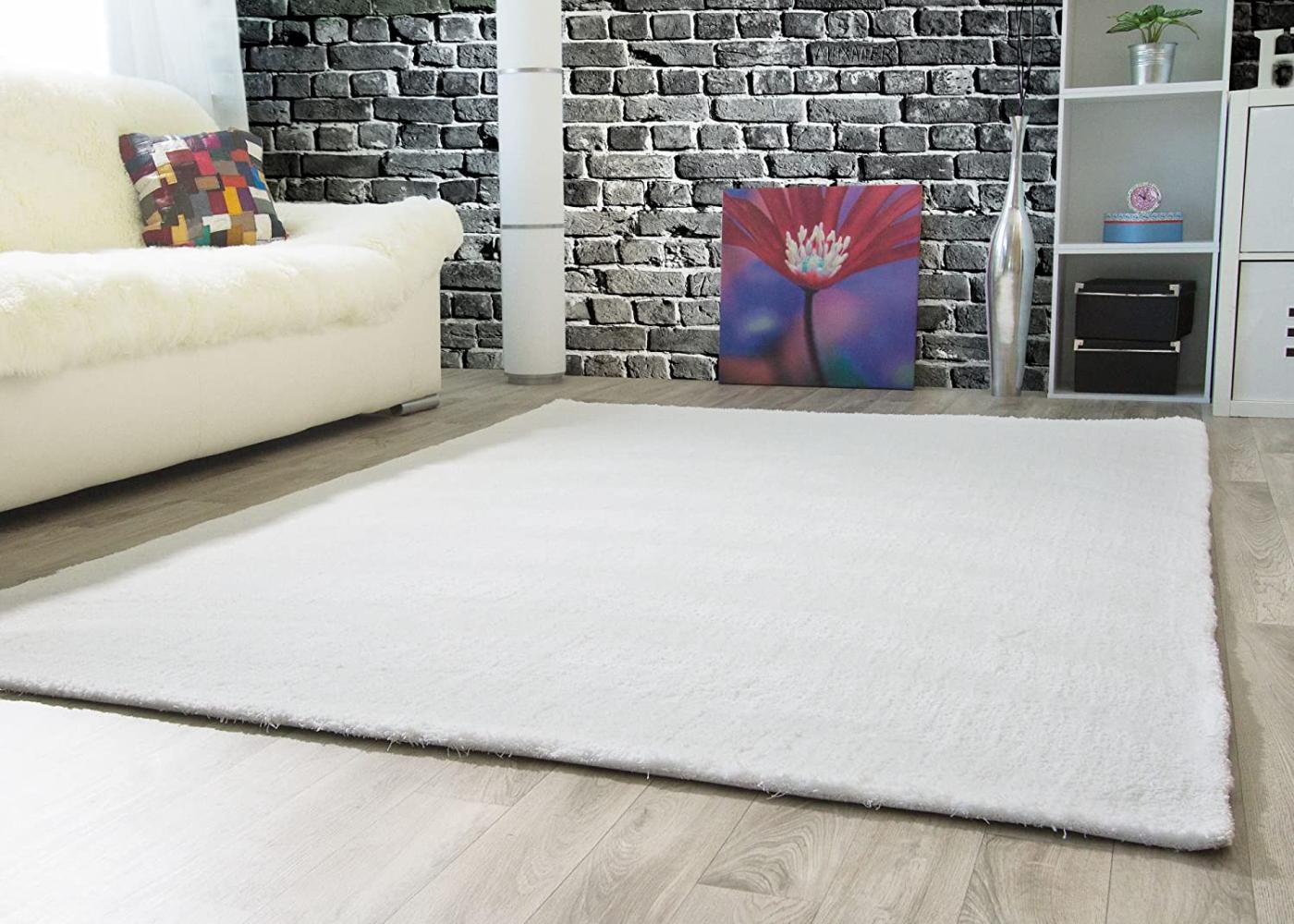 Designerteppich Nicki, Farbe: creme weiß, Größe: 140x200 cm Bild 1