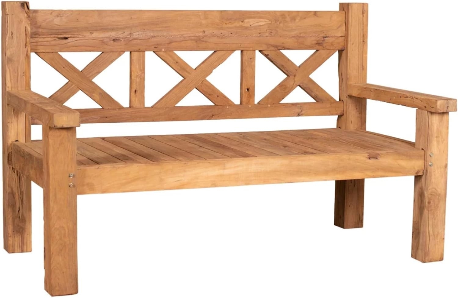 Gartenbank Rustique Teak Bild 1
