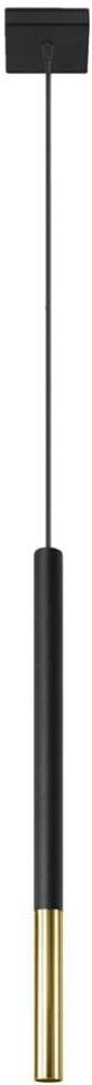 SOLLUX SL. 0891 Pendelleuchte MOZAICA 1 schwarz/Gold L: 80, B: 80, H: 1000, G9/40W, dimmbar Bild 1
