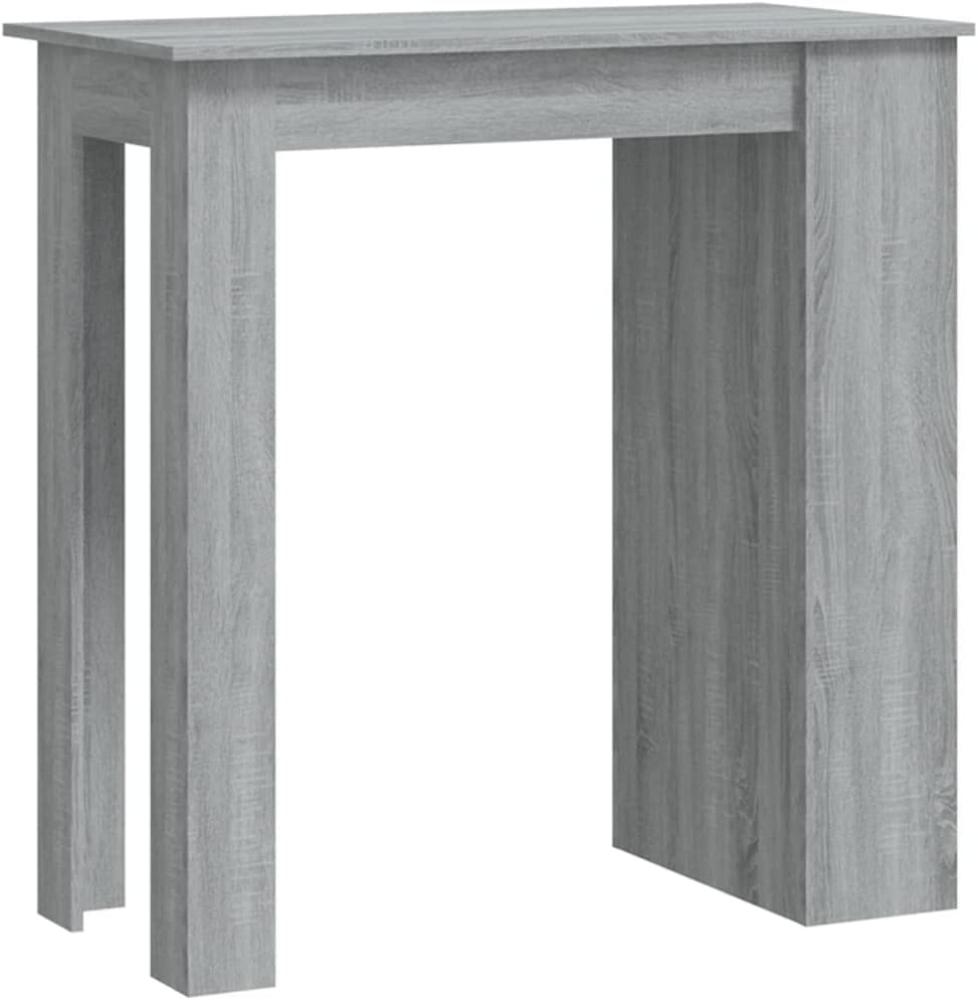 vidaXL Bartisch mit Regal Grau Sonoma 102x50x103,5cm Holzwerkstoff 812967 Bild 1