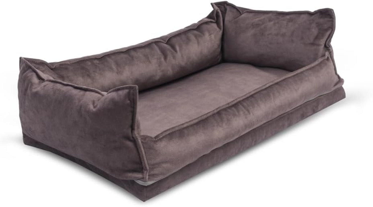 Letti Moderni Haustierbett Soffy Nest 30x50 Höhe 6 cm Braun – Gemütlicher Rückzugsort für Ihr Haustier - 30x50x6 Bild 1