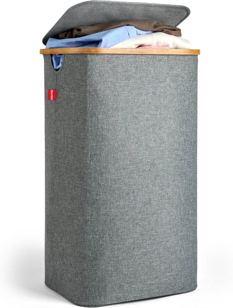 Blumtal Wäschekorb 1,2 oder 3 Fächer mit herausnehmbaren Wäschesäcken 100, 140 oder 150L, in drei Größen erhältlich Bild 1