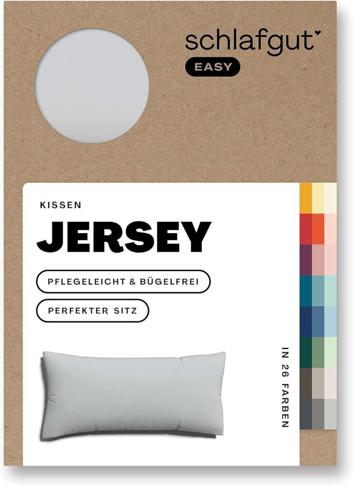 Schlafgut Kissenbezug EASY Jersey, (1 Stück), Kissenhülle mit Reißverschluss, weich und saugfähig, Kissenbezug Bild 1