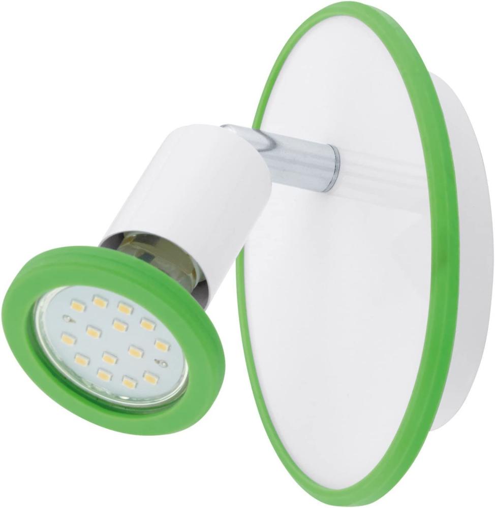 Eglo 94171 LED Spotleuchte MODINO in weiß mit Farbringen GU10 max. 1X3W Bild 1