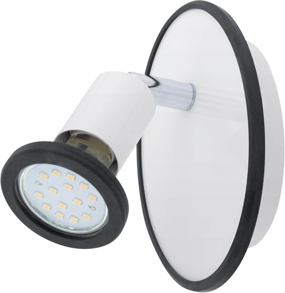 Eglo 94171 LED Spotleuchte MODINO in weiß mit Farbringen GU10 max. 1X3W Bild 1