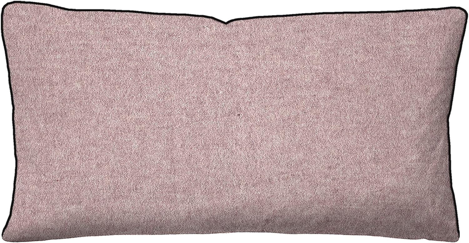biberna Melange-Flanell Kissenbezug 0840500 MELANGE UNI, brombeer, 1x 40x80 cm Bild 1