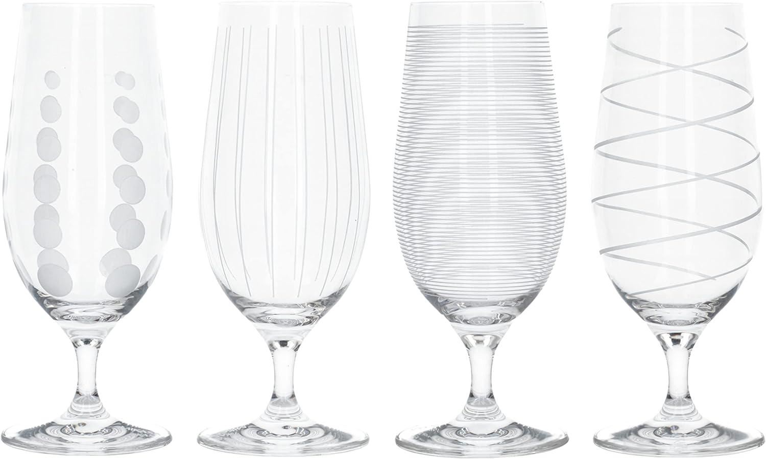 Mikasa Cheers Martinigläser, 290 ml, 4 Stück, Kristallglas, silber, 460 ml, Set of 4 Bild 1