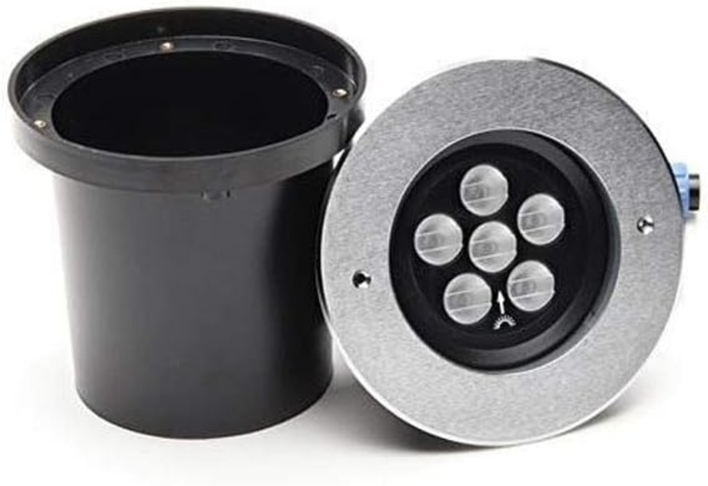 Deko Light Canum Bodeneinbaustrahler Außen LED silber IP67 510lm 25° Modern Bild 1