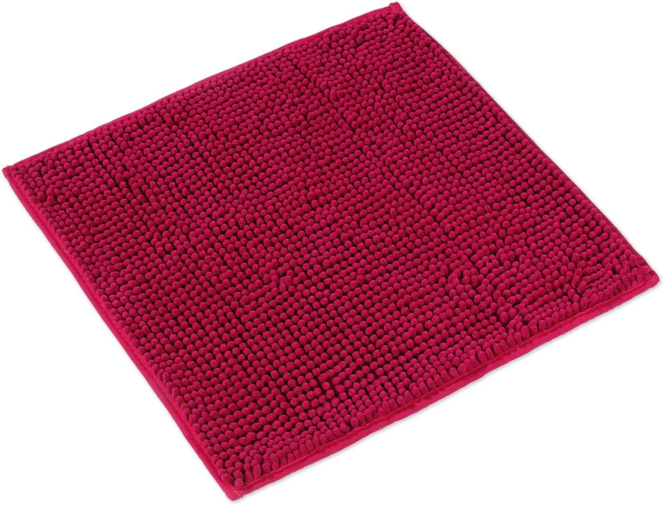 WohnDirect Badematte 45x45cm | Pink - rutschfest & Waschbar - Badezimmerteppich zum Set kombinierbar, Badvorleger, WC Garnitur, Badteppich Bild 1