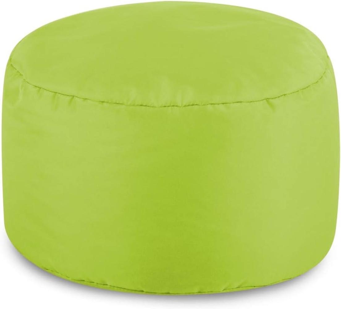 Bean Bag Bazaar Sitzpuff, Wasserabweisend, Fußhocker XL Sitzpouf Outdoor, Puff Hocker Groß, Sitzsack Hocker, Sitzkissen Bild 1