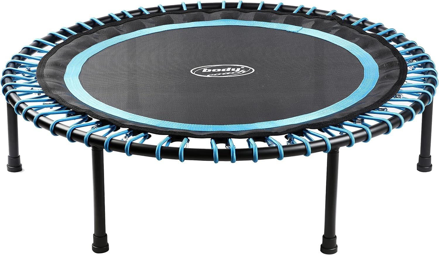 Indoor Fitness-Trampolin rund 102 cm leise Bungee Gummiseil-Federung bis 100kg Bild 1