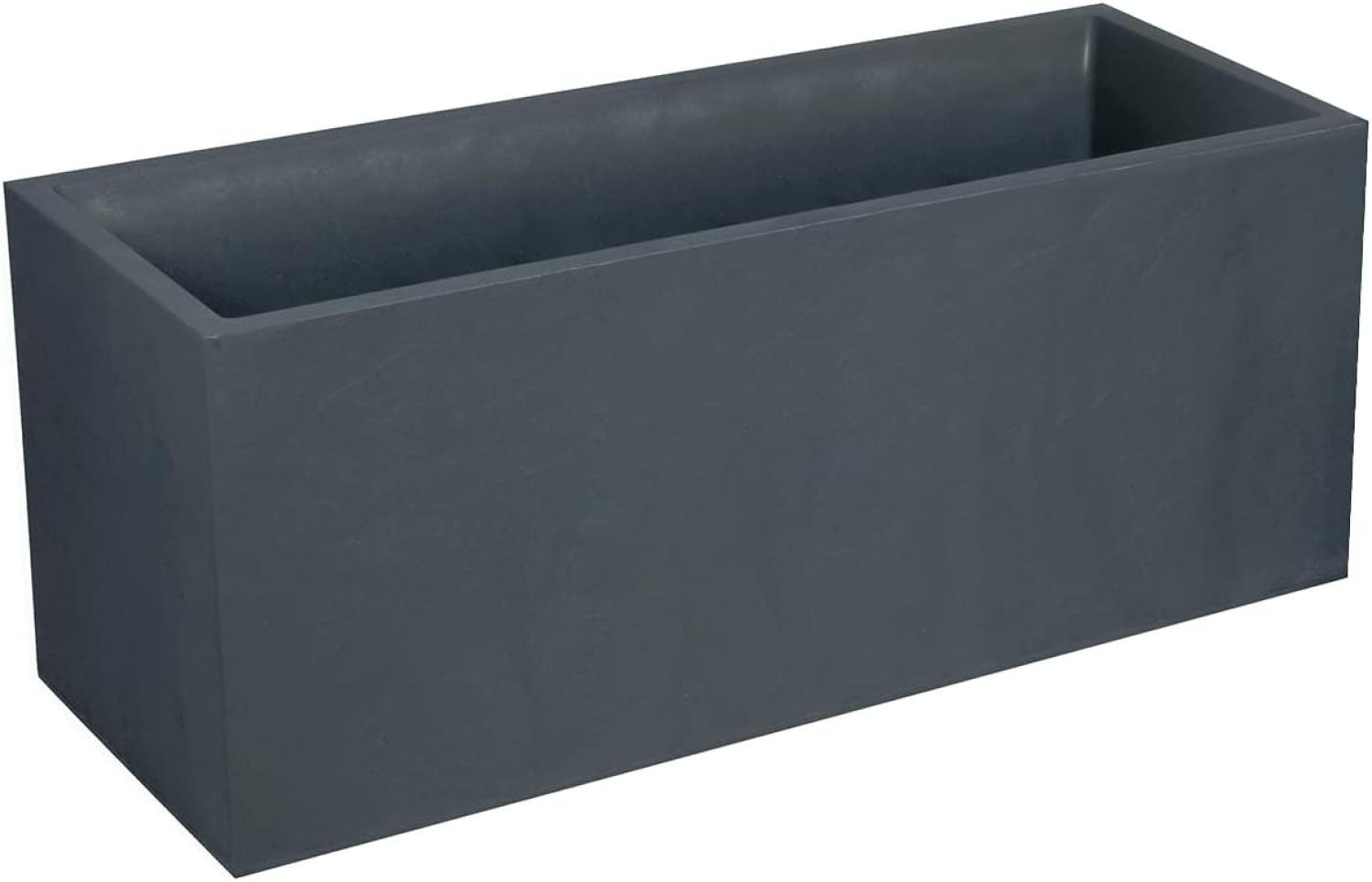 EDA Plastiques 13731 BR. T SX1 Volcania Blumenkasten, Kunststoff, 100 x 40 x 40 cm 3086960223724 Bild 1