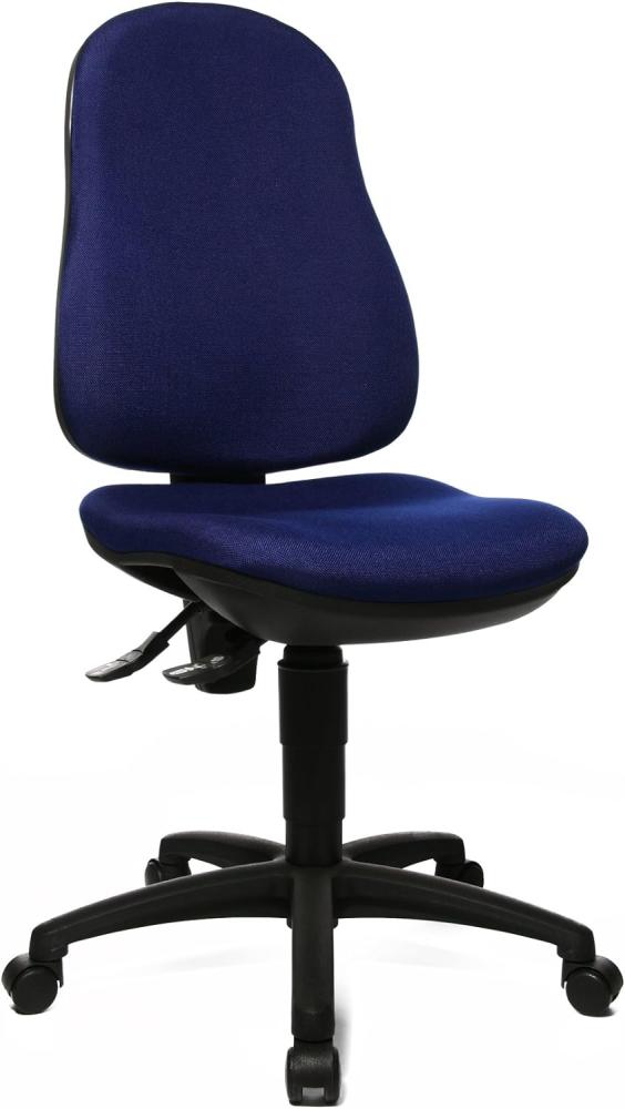 Topstar 8170G26 Point 70 Bürostuhl, blau, 55 x 47 x 110 cm Bild 1