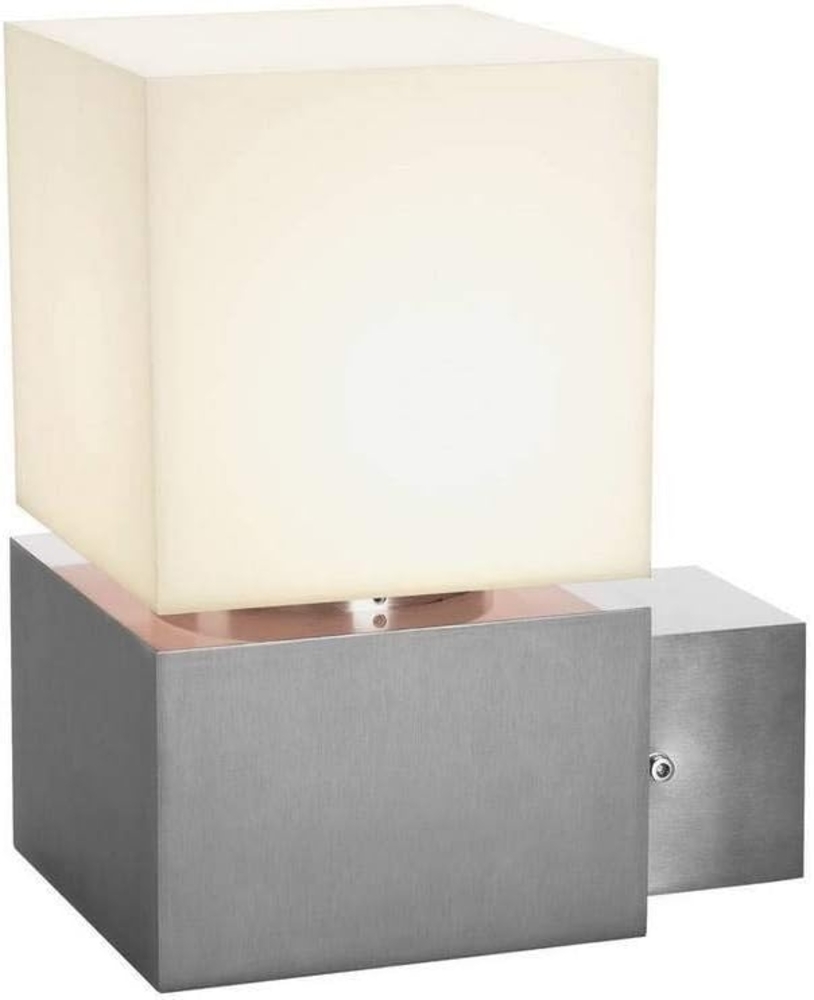 SLV No. 1000336 SQUARE WALL E27 Outdoor Wandleuchte Edelstahl 304 max. 20W IP44 Bild 1