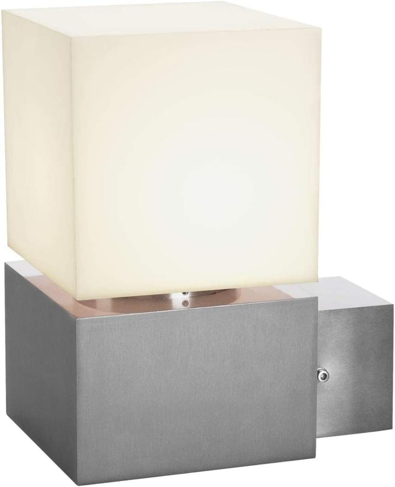 SLV No. 1000336 SQUARE WALL E27 Outdoor Wandleuchte Edelstahl 304 max. 20W IP44 Bild 1