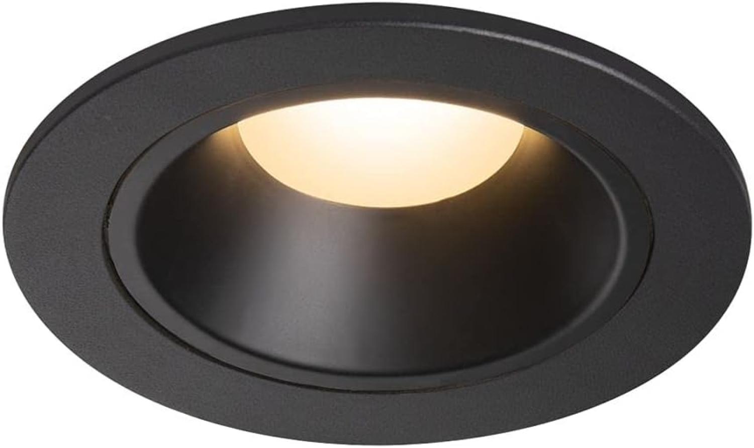 SLV 1003796 NUMINOS DL S LED Deckeneinbauleuchte schwarz schwarz 3000K 40° Bild 1