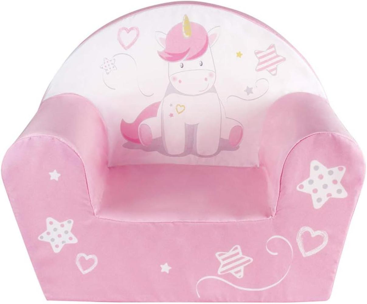 FUN HOUSE 713069 Licorne Kindersessel, Polyester, Pink, Kinder Bild 1