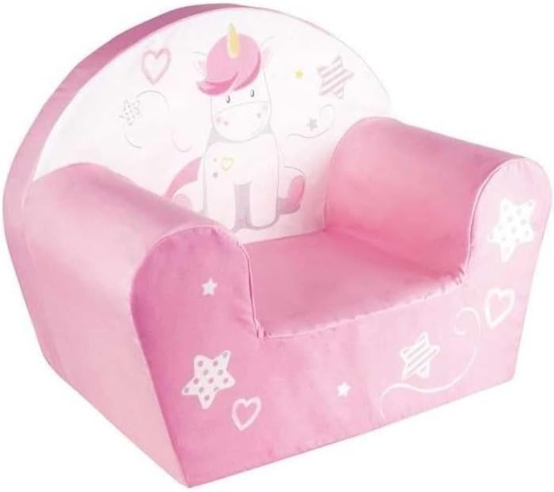 FUN HOUSE 713069 Licorne Kindersessel, Polyester, Pink, Kinder Bild 1
