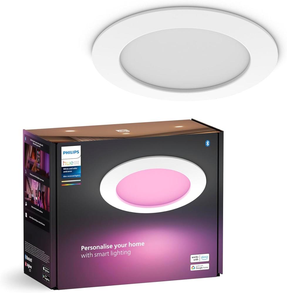 Philips Hue White & Col. Amb. Slim Recessed 170mm weiß Bild 1