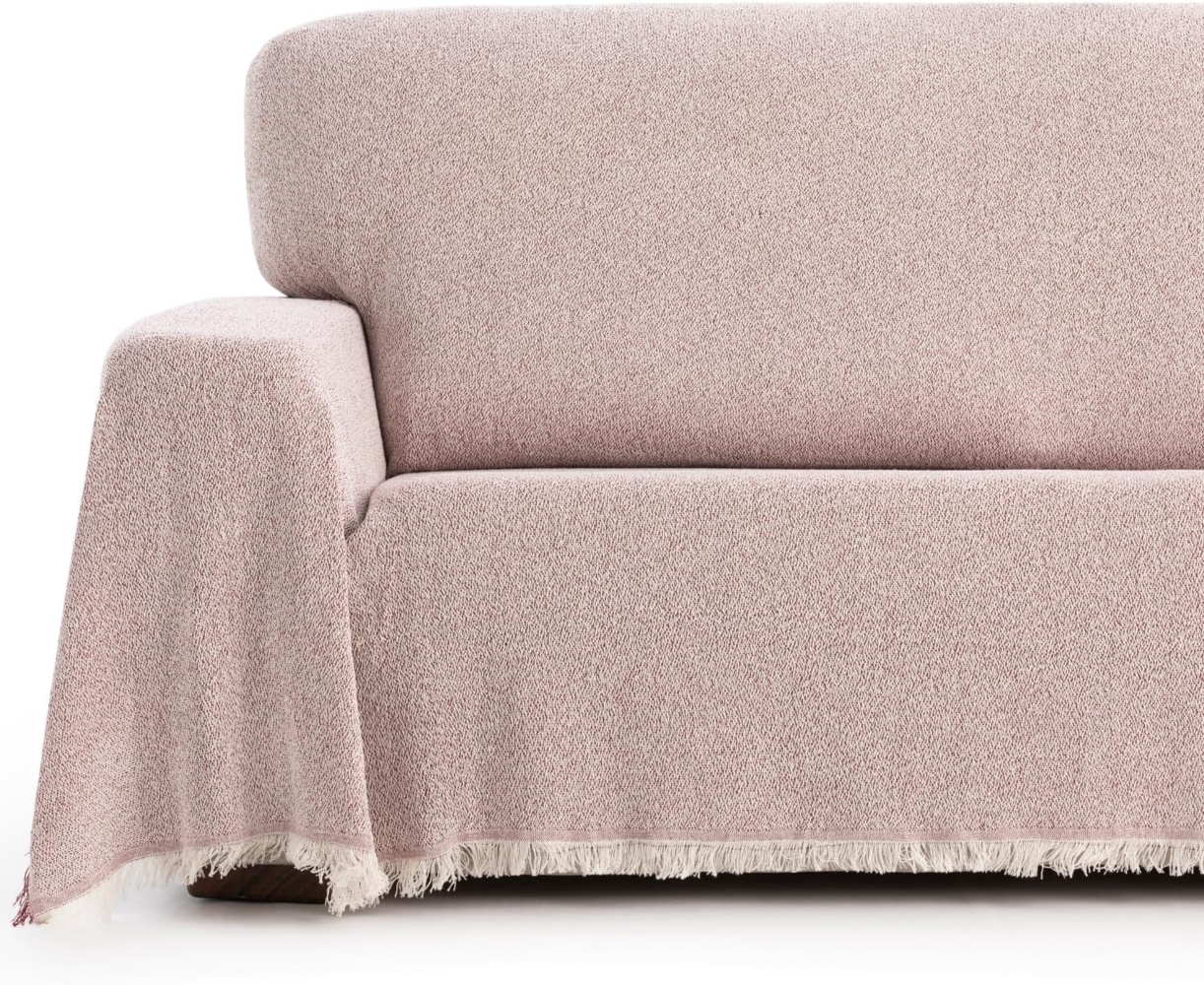 Maxifundas Tagesdecke, Plaid, 230x260 cm, geeignet für Sofa oder Bett, multifunktional, Farbe Bordeaux, Plaid, Sofa, extra weich und insgesamt Komfort, Plaid-Decke Bild 1