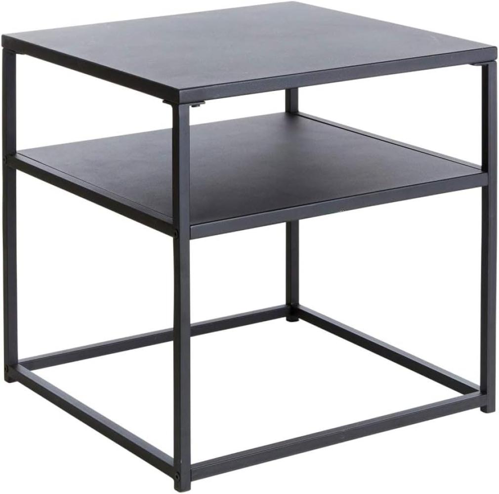 Beistelltisch Lara Couchtisch Tisch Sofatisch Nachttisch mit Ablage Metall Bild 1