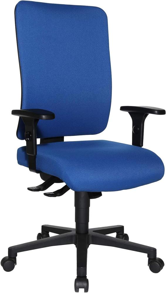 Topstar Open X (P) ergonomischer Bürostuhl, Schreibtischstuhl, Stoffbezug, blau Bild 1