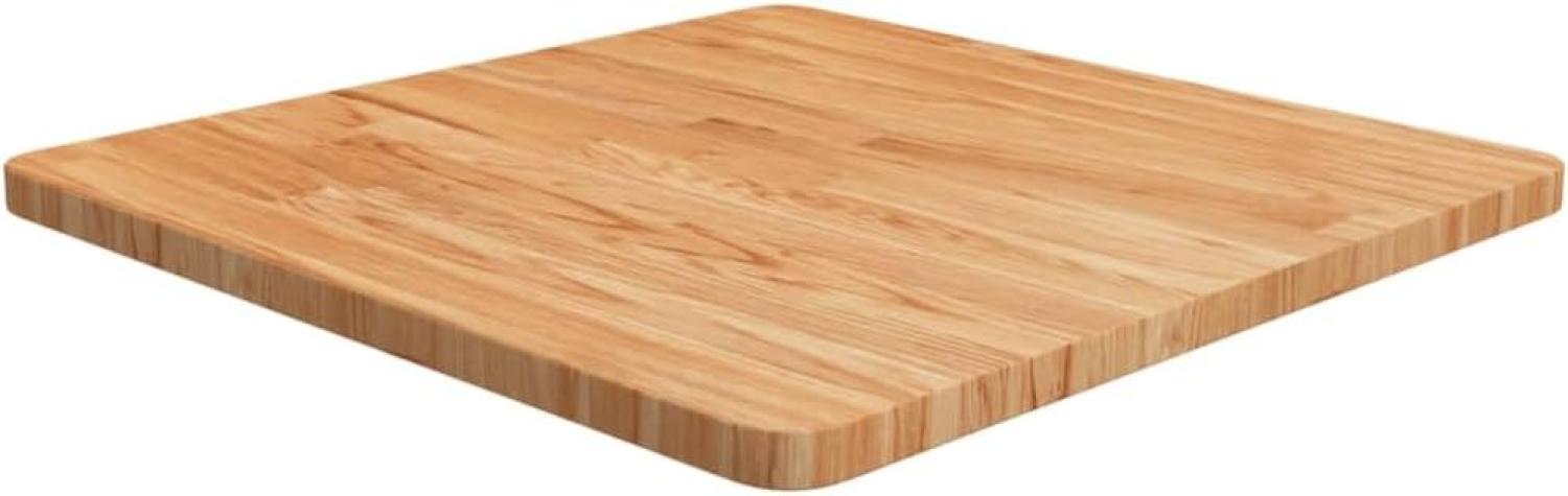 vidaXL Tischplatte Quadratisch Hellbraun 60x60x2,5cm Behandelte Eiche 343030 Bild 1