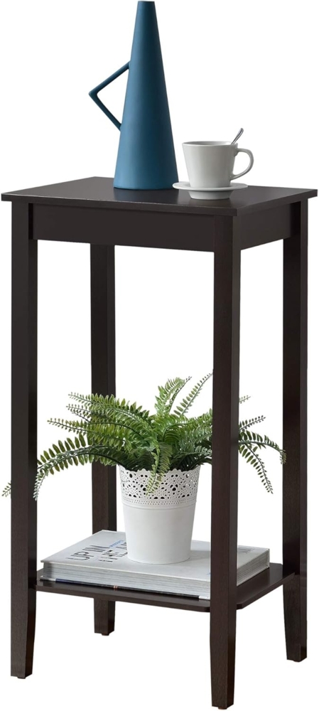 Beistelltisch Thun 74x38x30 cm MDF Kaffeefarben en. casa Bild 1