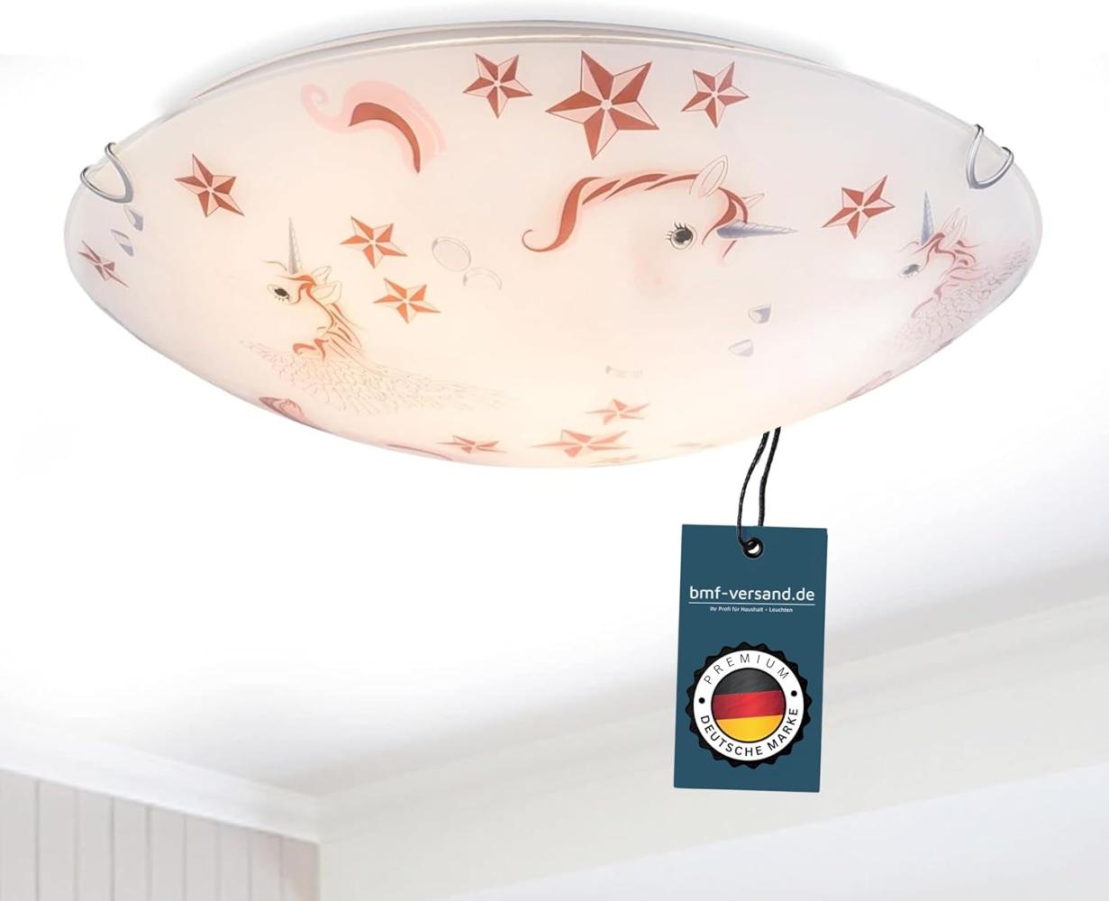 Deckenleuchte E27 Kinderzimmer Kinderlampe Einhorn Junge Mädchen mit Pflegetuch Bild 1