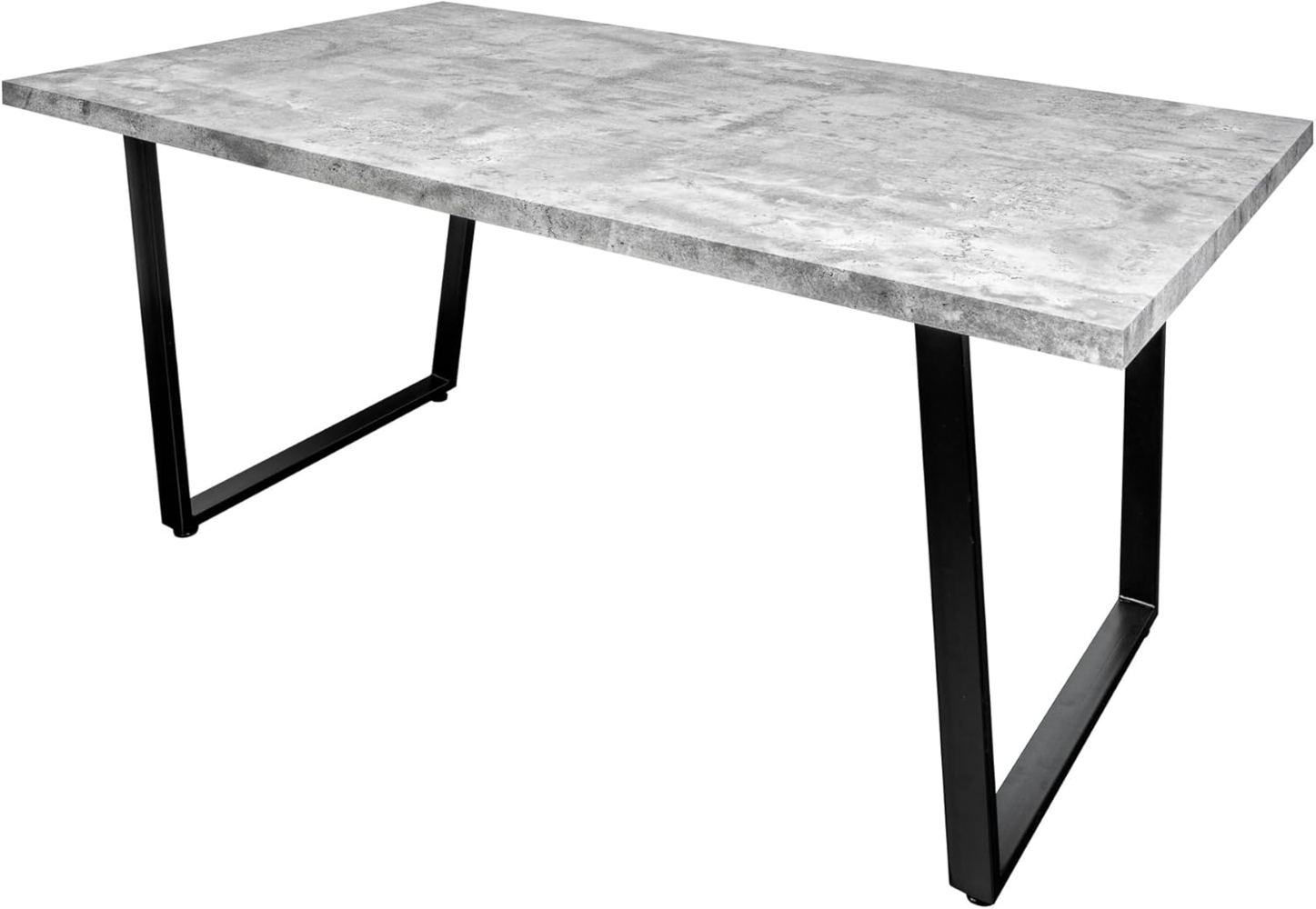 riess-ambiente Esstisch LOFT 160cm grau / schwarz (Einzelartikel, 1-St), Beton-Design · Metall · Kufen-Gestell · bis 6 Personen · Industrial Bild 1