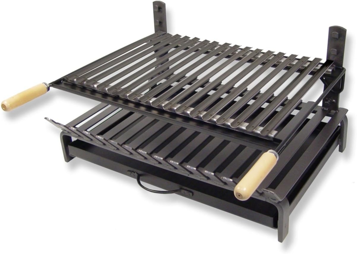 Imex El Zorro 71407, Grill mit Rost, Edelstahl 60 x 43 x 33 cm, schwarz Bild 1