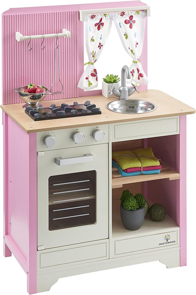 MUSTERKIND® Kinderküche Spielküche im Landhausstil Lavandula, Rosa Bild 1