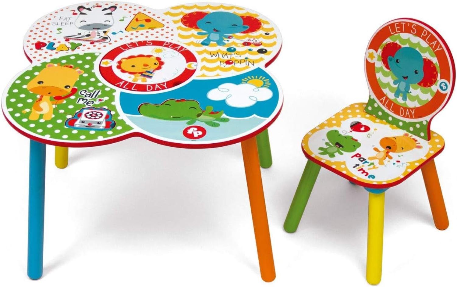 Kindertisch mit Stuhl 60 cm Bild 1