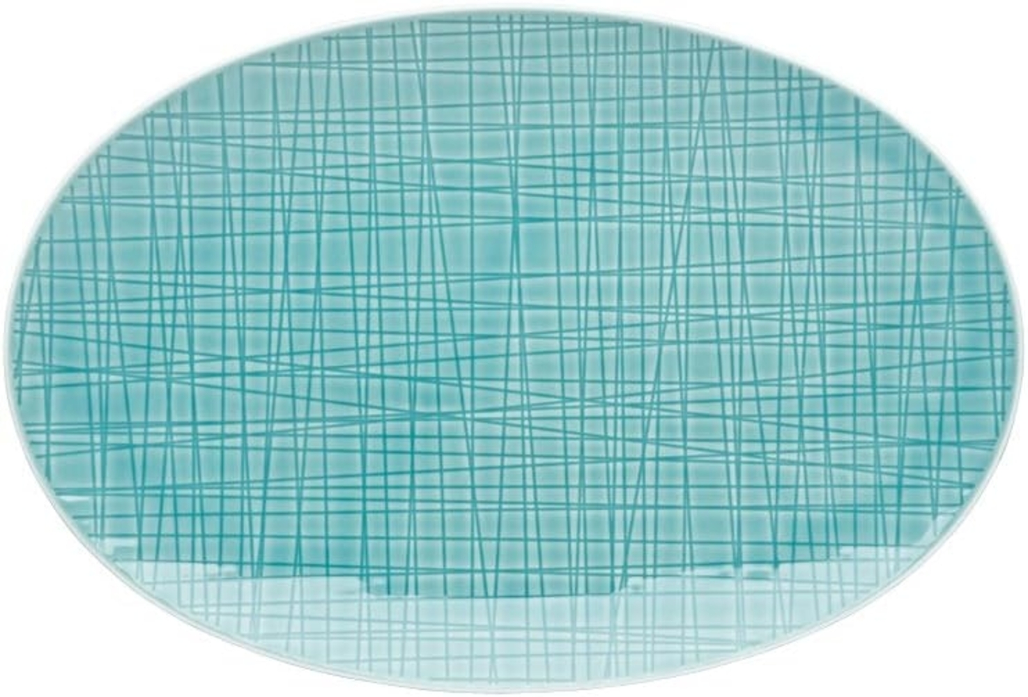 Platte oval 25x17 cm MESH COLOURS AQUA Rosenthal Bild 1