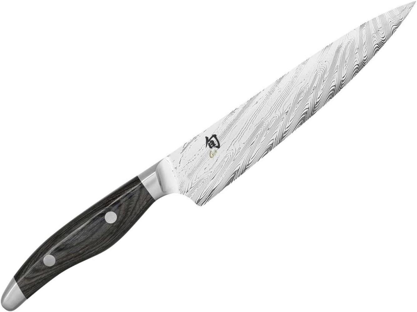 Kai Messer Shun Nagare Allzweckmesser, Küchenmesser, Kochmesser, Messer, 15 cm, Damaszener Stahl, NDC-0701 Bild 1