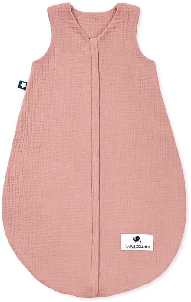 Julius Zöllner Baby Sommerschlafsack Musselin dusty rose 80 cm Bild 1