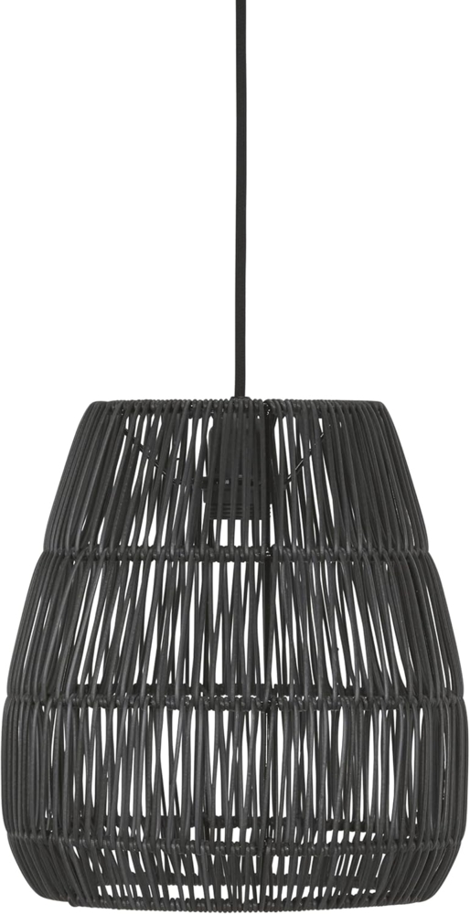PR Home 7028-2503 Saigon Outdoor Pendelleuchte Polyrattan schwarz 28cm Bild 1