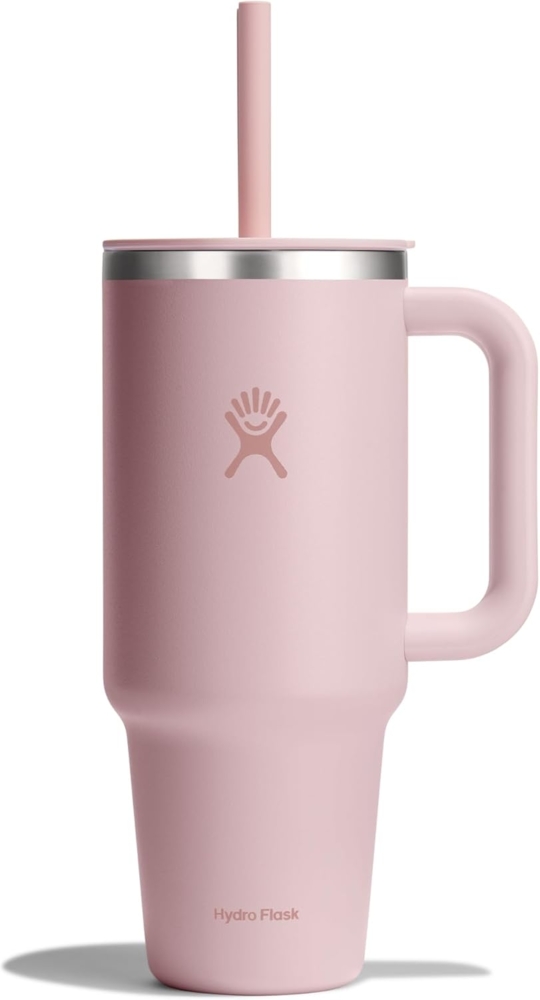 Hydro Flask Thermobecher All Around Travel Tumbler in den Größen 24 oz/ 32 oz / 40 oz, 1-tlg, Edelstahl, Thermo Cup mit Strohhalm Bild 1