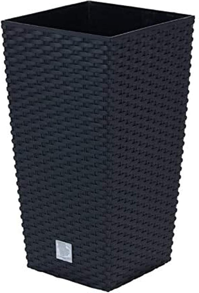 35 -Liter -Zeit Pot mit Einsatz 28,7 x 28,7 x 55 cm in Anthrazitfarbe Bild 1