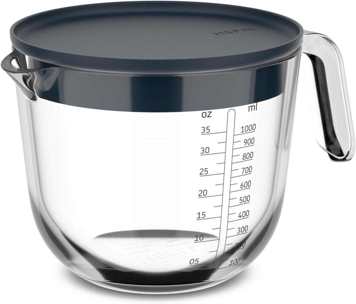 Mepal Glasmessbecher Chef It 1000 ml mit Deckel Navy Bild 1