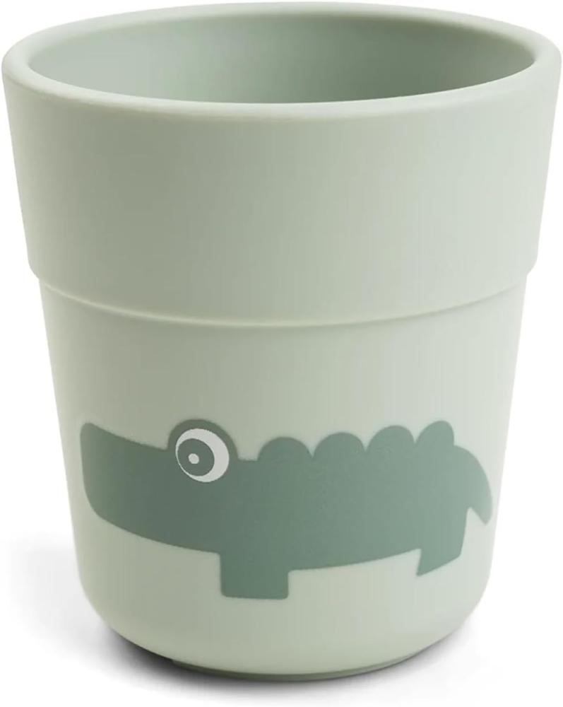 Done By Deer Croco Mini Becher - Light Green Grün Bild 1